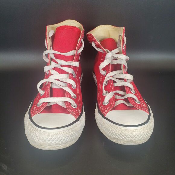 Converse Chuck Taylor Red High Tops Men 5 / Women 7 - Picture 2 of 5